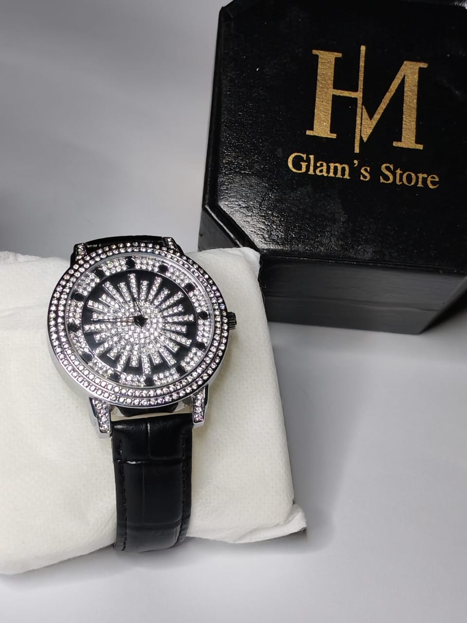 HM ICEDOUT-Premium White Stone Watch