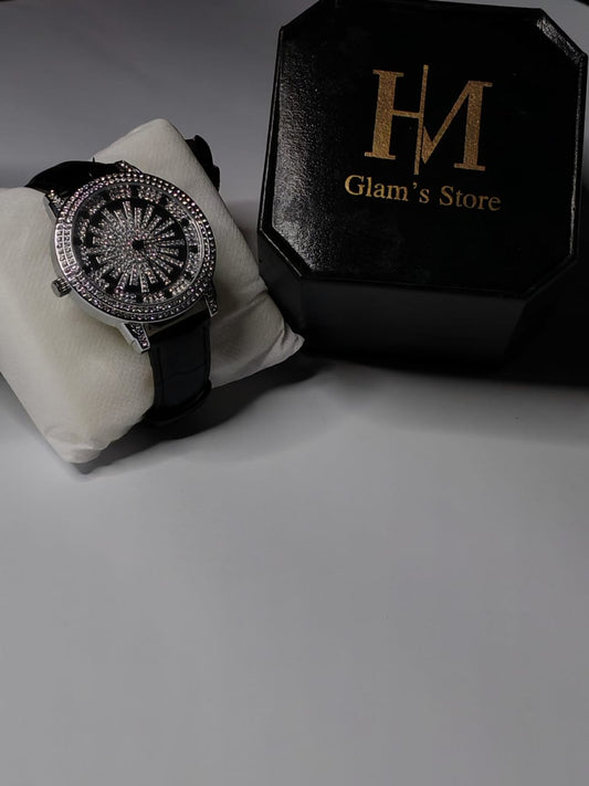 HM ICEDOUT-Premium White Stone Watch