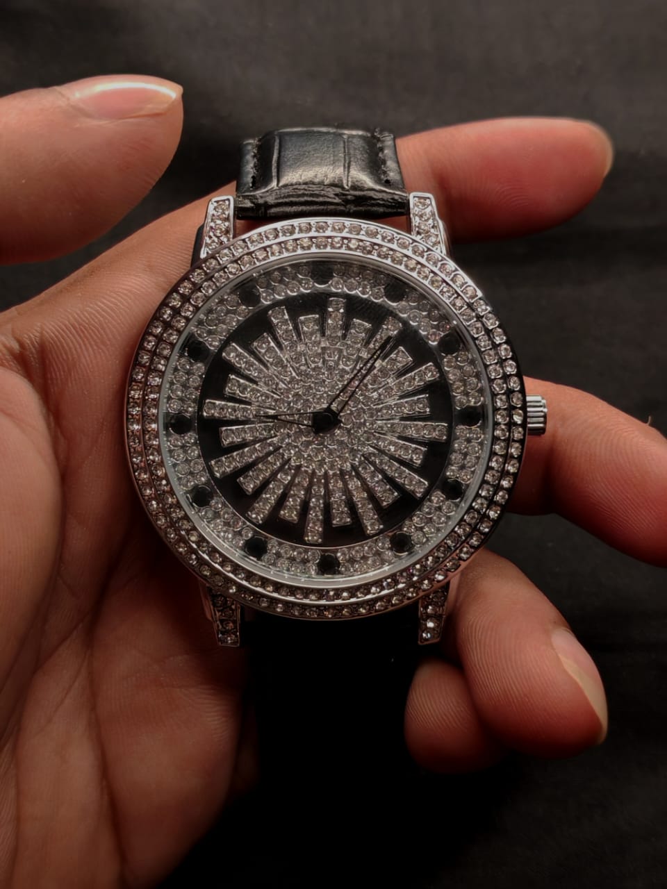 HM ICEDOUT-Premium White Stone Watch